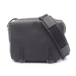 Loewe Shoulder Bag Military Messenger Xs Black Leather